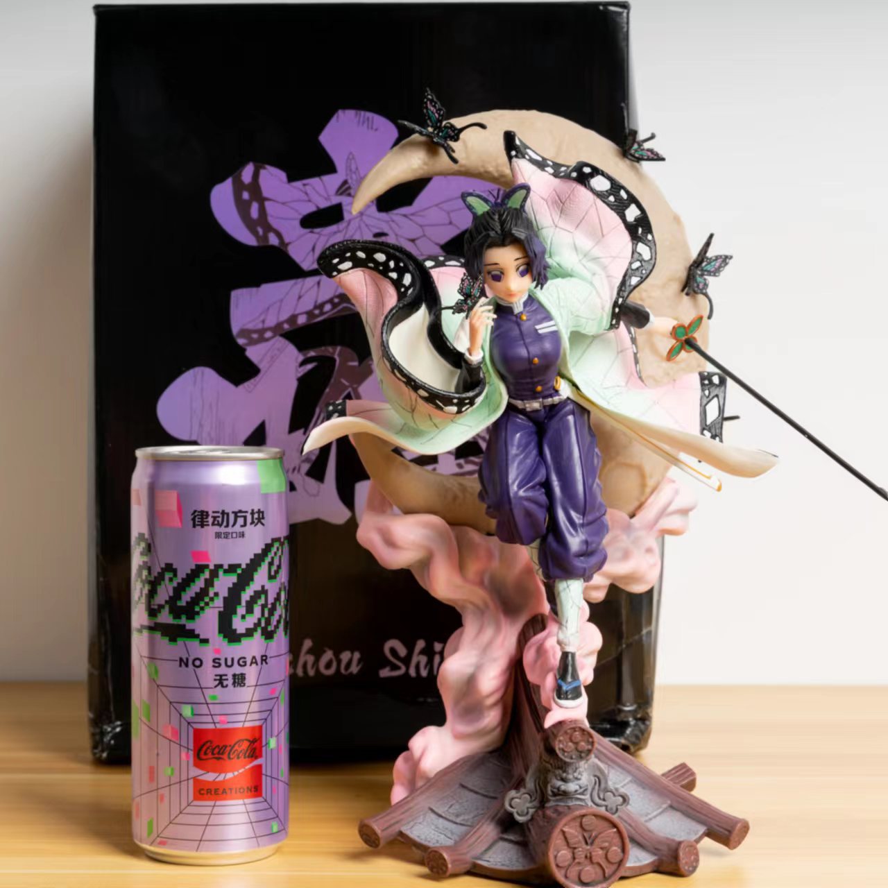 鬼灭之刃 蝴蝶忍手办 可发光 屋顶蝴蝶忍 现货批发 手办动漫摆件