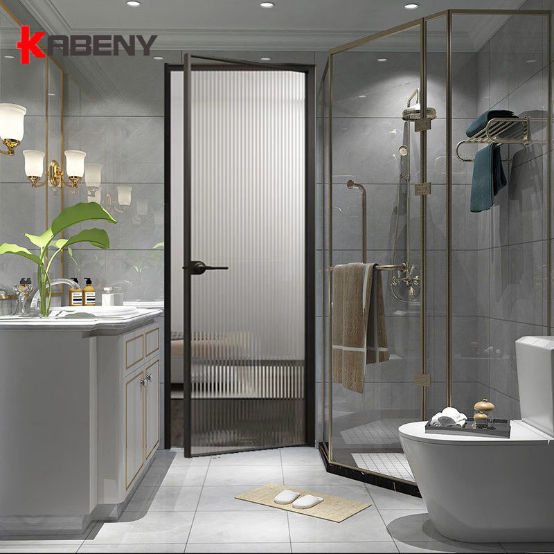 门庭院洋房轻奢玻璃工艺门纯手工锻造防盗大门卫生间平开門門厕所門