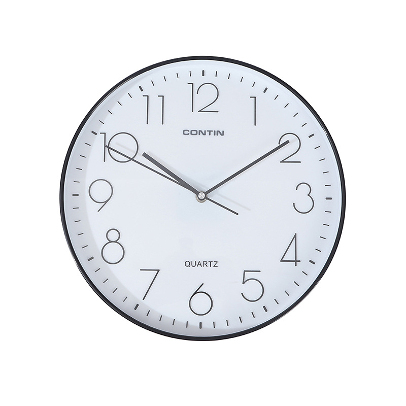 Kangtian Contin Wall Clock round Chinese Home Office Simple Clear Large Font Spot Factory Direct Sales Wholesale