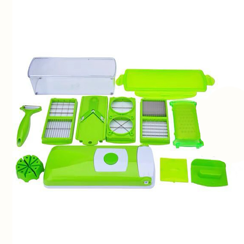 New Multi-Function Vegetable Chopper Kitchen Gadgets 12-Piece Set Shredding Machine Household Slicer Potatoes Grater