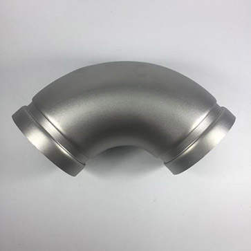 304薄壁不锈钢外牙管件 dn20×1卫生级卡压弯头90度 螺纹外牙弯头