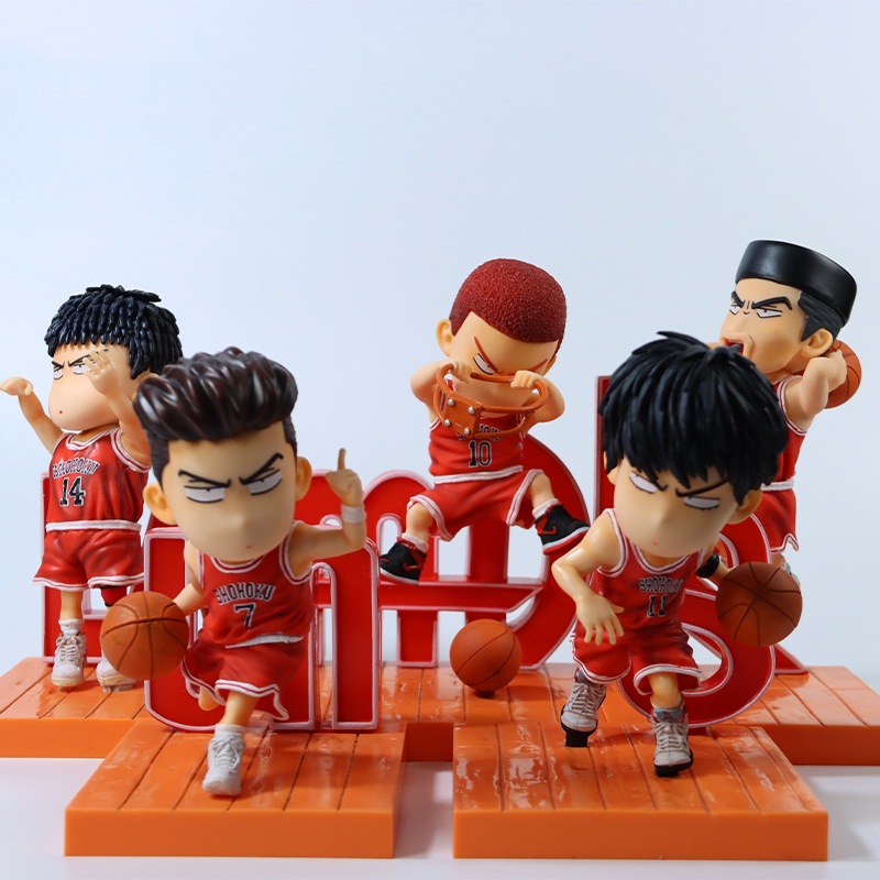 灌篮高手湘北五虎全国大赛电影真香社sd版樱木流川枫q版手办模型