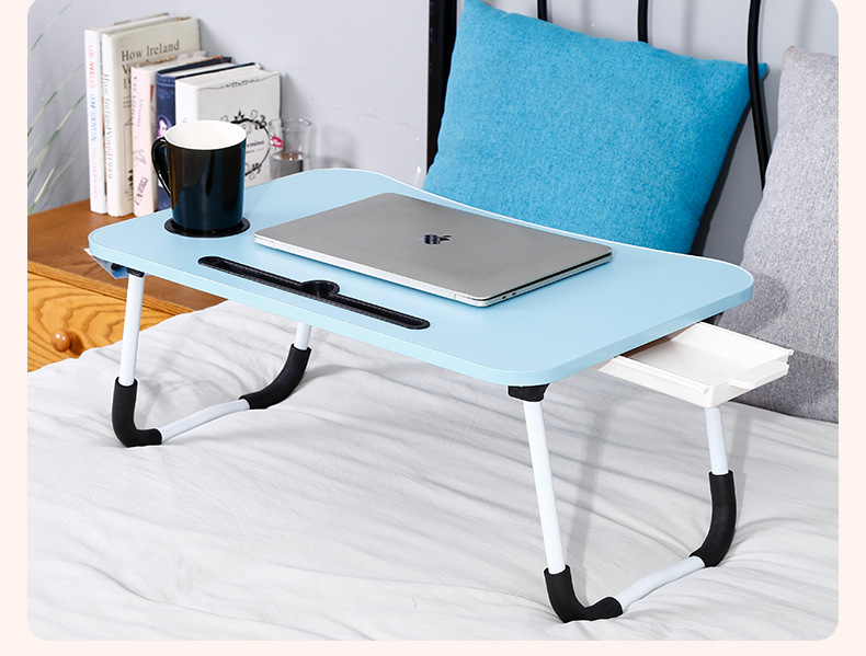 飘窗桌懒人床上折叠桌床上小桌子学生写字卧室用折叠懒人学习桌