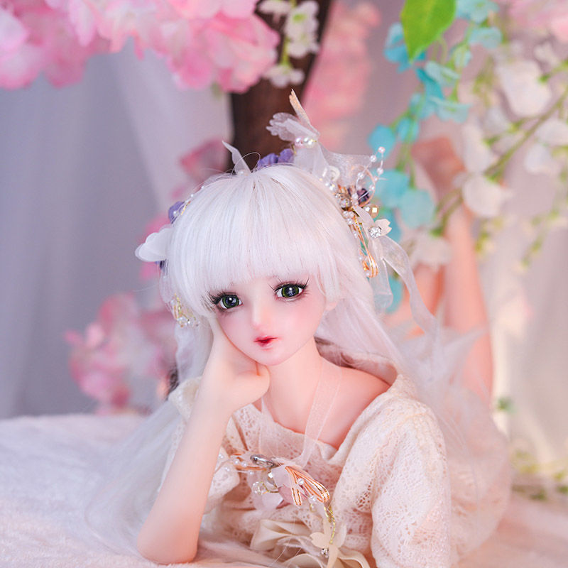 mozudoll魔族人形全硅胶1比2半身娃娃动漫可脱软体手办换装人偶