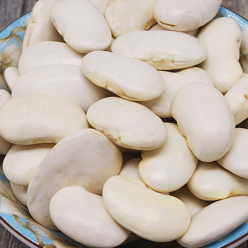 白芸豆500克农家新鲜大白豆扁豆腰豆白肾豆煲汤煮粥五谷杂粮粗粮