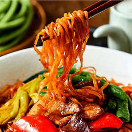 回锅肉豆角焖面加热即食 方便速食炒面拌面400克/袋 冷冻半成品