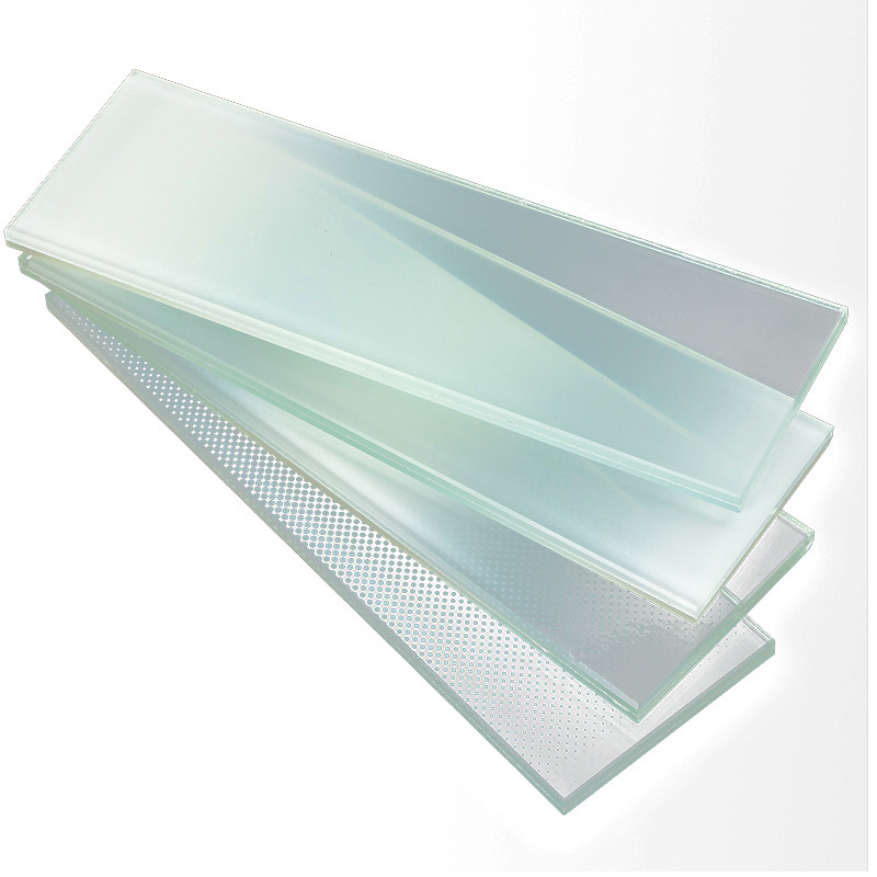 厂家加工防爆渐变玻璃办公室门窗酒店艺术钢化隔断渐变夹胶玻璃