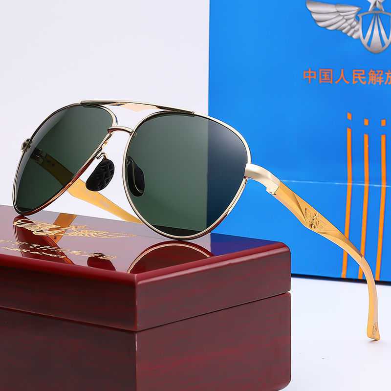 中国人民解放军空军飞行员专用眼镜偏光太阳镜司机驾驶墨镜79