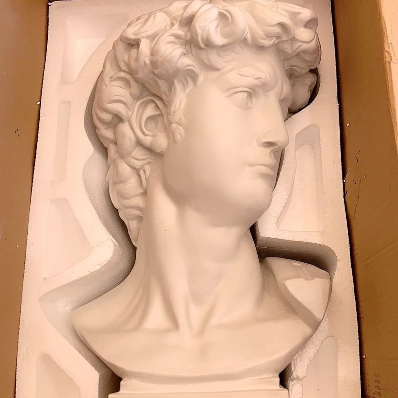 大卫石膏像小卫伏尔泰石膏雕像素描学生维纳斯人头像全身儿童