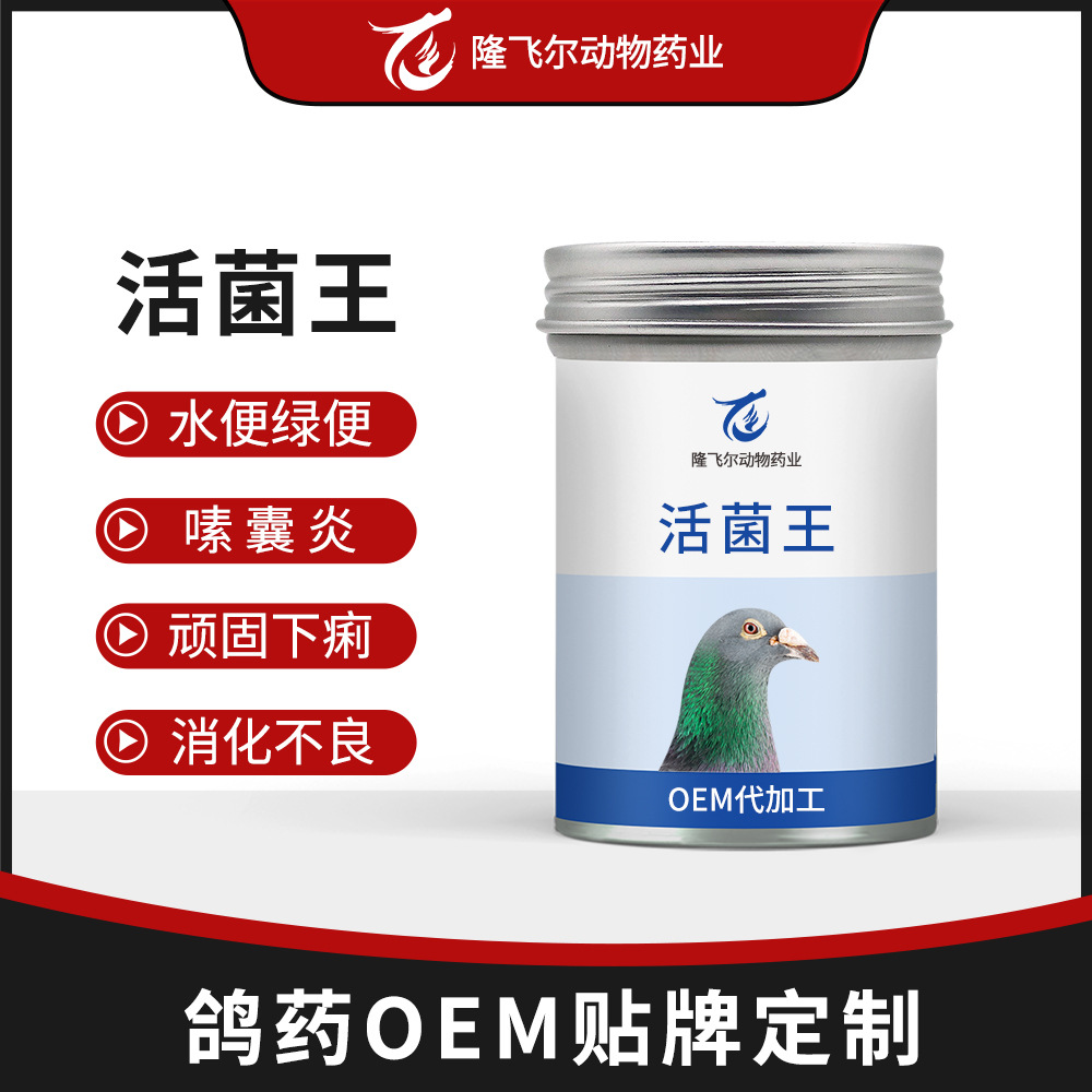 个赛鸽益生菌酵母粉信鸽肠道调理甩拉吐涨归嗉囊炎鸽药加工鸽子药￥5