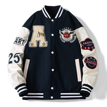 NASA联名棒球服男夹克大码学院风水手风棒球服时尚情侣潮流外套