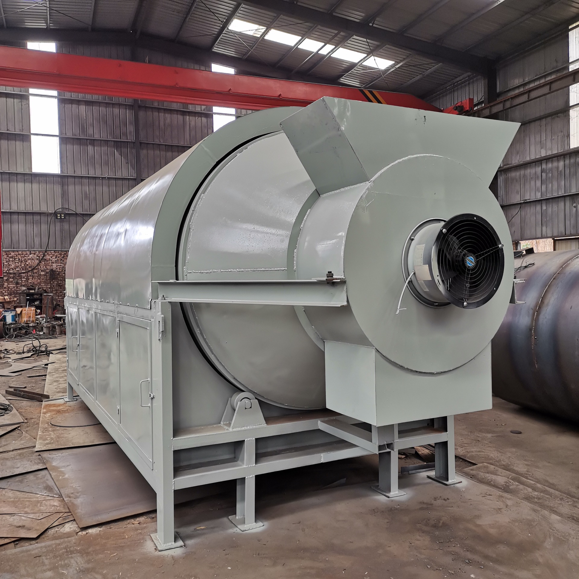 塑料粉电线颗粒烘干机 锯末木屑滚筒烘干机 铝屑铜米烘干机