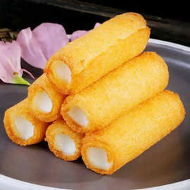 富朗祺原味脆皮炸奶卷10袋炸鲜奶速冻半成品油炸小吃网红炸牛奶卷