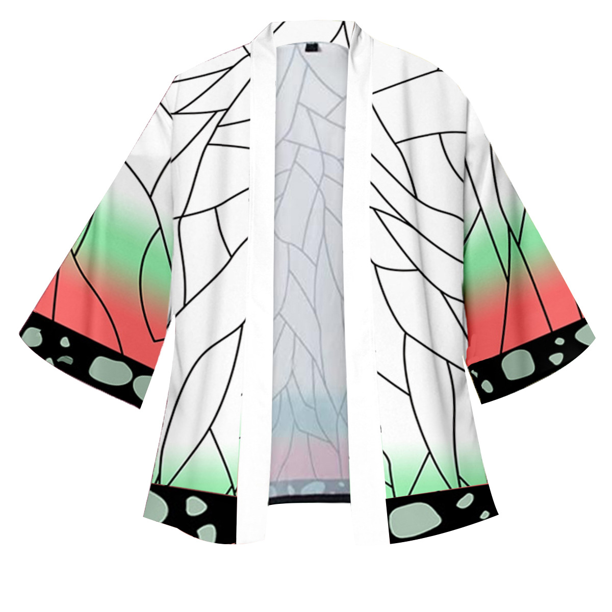 2021新品热销潮流 日漫鬼灭之刃动漫周边 3d印花 耳夹 披风羽织