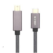 新款USB3.1Type-C转miniDP 4k兼容雷电3转minidp转接线