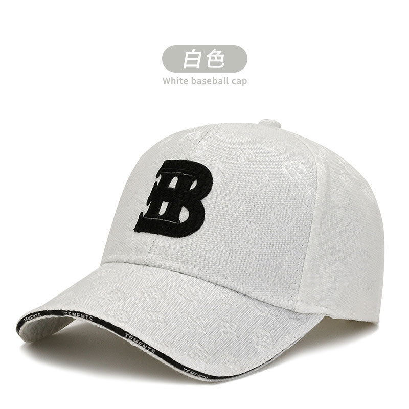 2024 Spring and Summer Hat Women's Fashion Korean Style Baseball Cap Peaked Cap Hard Top Hat Summer Sun Protection Sun Hat Men Wholesale