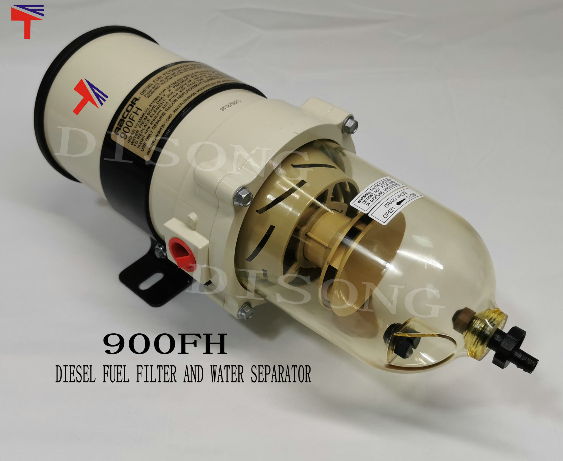 900fh适用柴油发动机油水分离器总成内滤芯2040pmor现货供应