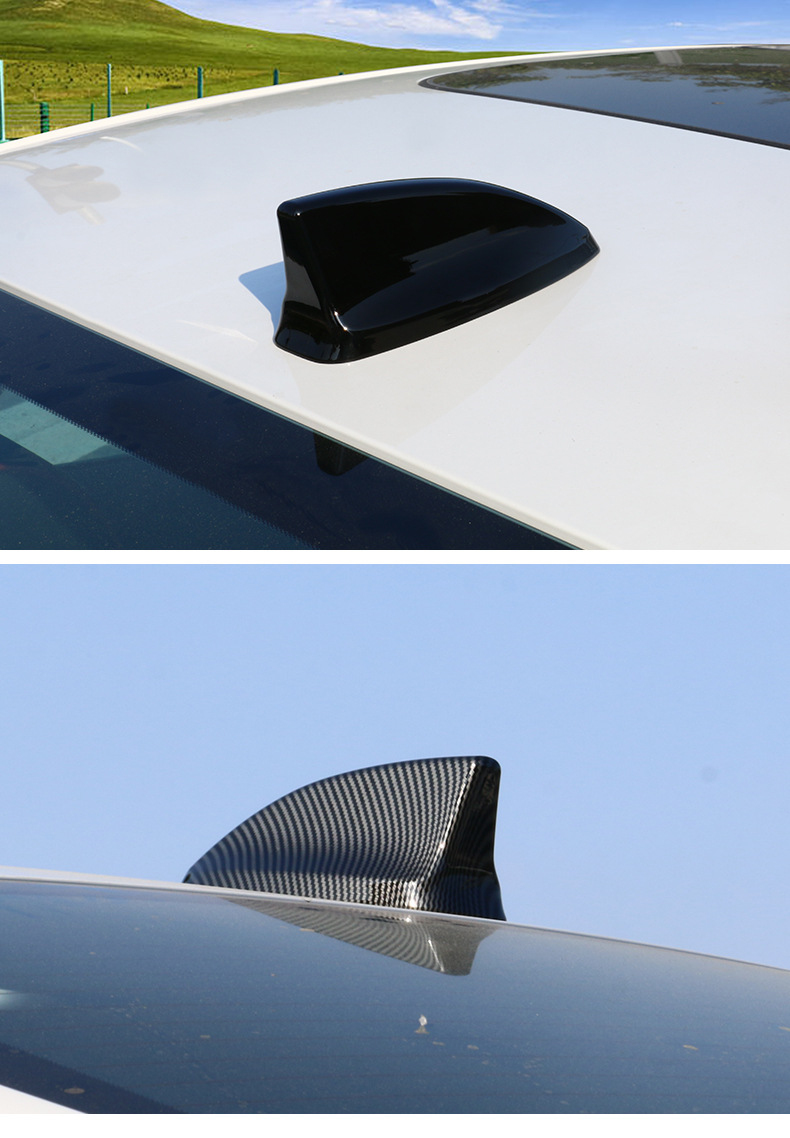 跨境2022款十一代思域改装鲨鱼鳍天线装饰贴11代思域专用配件车贴