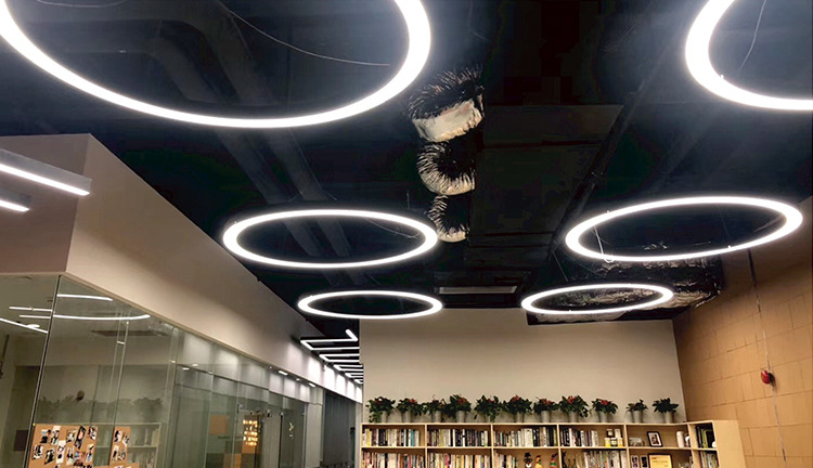 led弧形可折弯线条灯 圆形吊装铝合金铝槽线性灯厂家直销正品保证