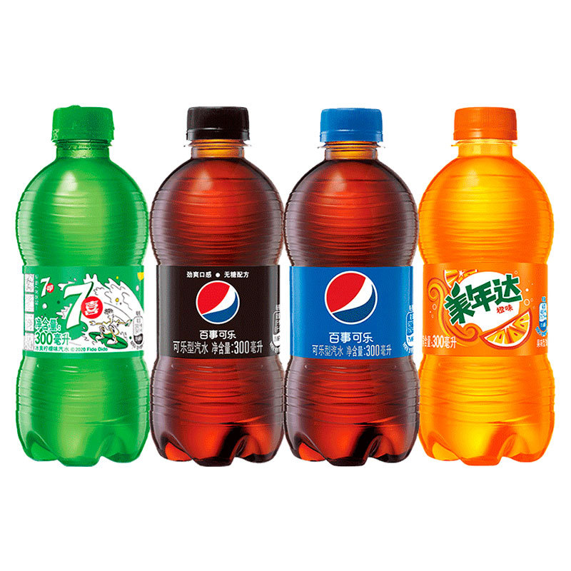 百事可乐七喜美年达300ml*12瓶整件 碳酸饮料一件代发-阿里巴巴