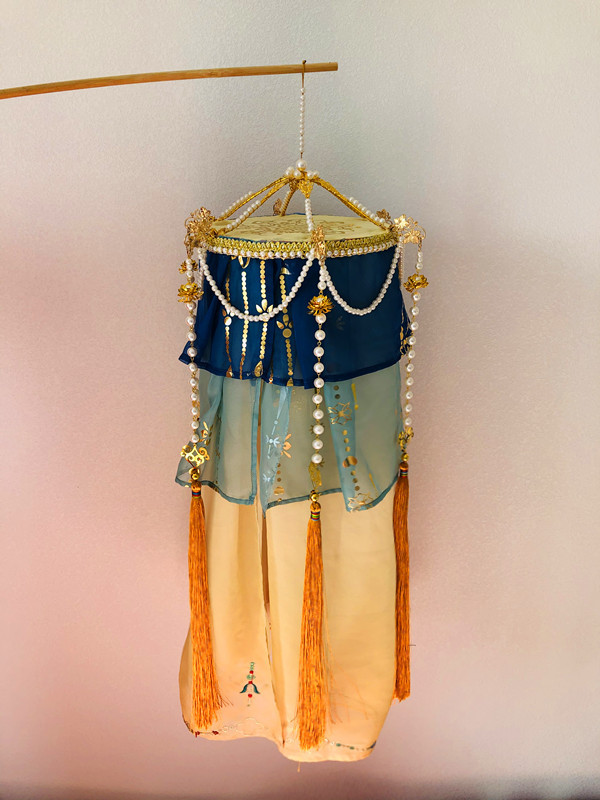 汉服绛纱灯传统明制宫灯画手提手提红灯笼拍摄道具汉服走秀道具