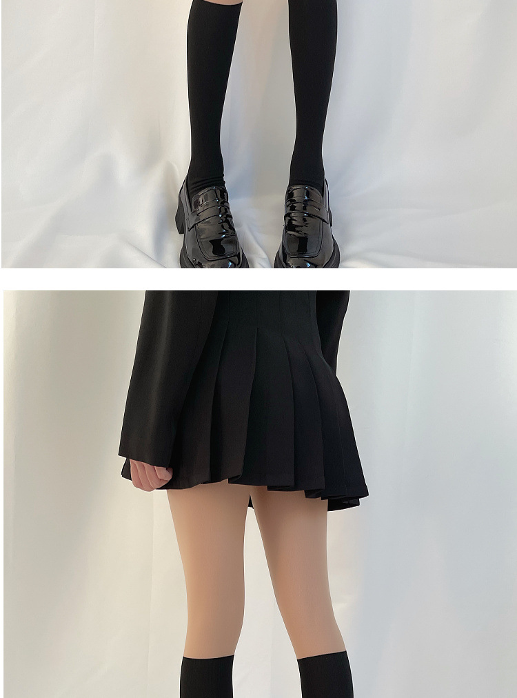 双层中短筒(白色),双层小腿袜(黑色),双层小腿袜(白色),双层高筒袜