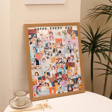 W3Tkdiy定 制相框摆台情侣纪念礼物拍立得生日洗照片做成相册画框