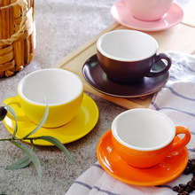 新款陶瓷咖啡杯碟可定自主品牌高档促销骨质瓷杯带碟子小号150ML