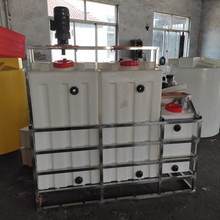 300L方形桶带搅拌  全自动加药设备  污水处理搅拌加药箱