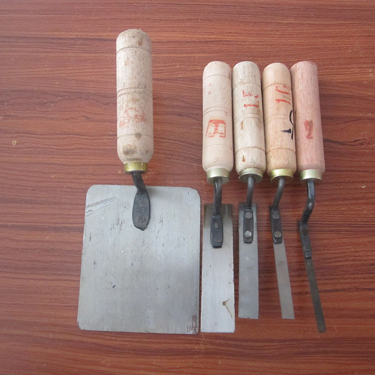 外墙溜缝勾缝刀遛缝清水墙泥水工工具批灰灰匙水泥洗缝刮腻子专用