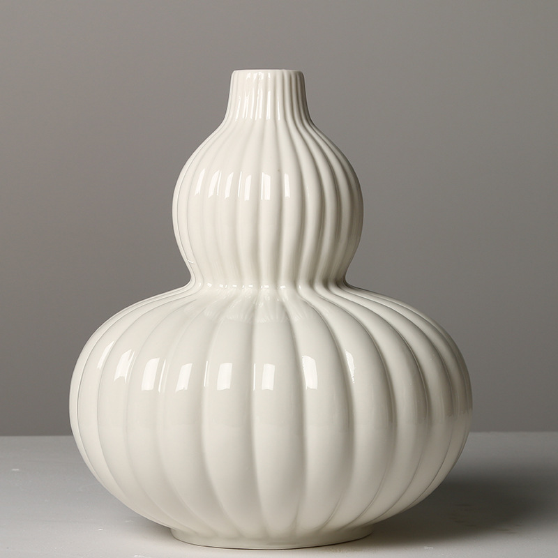 北欧现代简约陶瓷工艺品白瓷透明釉吊灯灯罩配件陶瓷灯罩