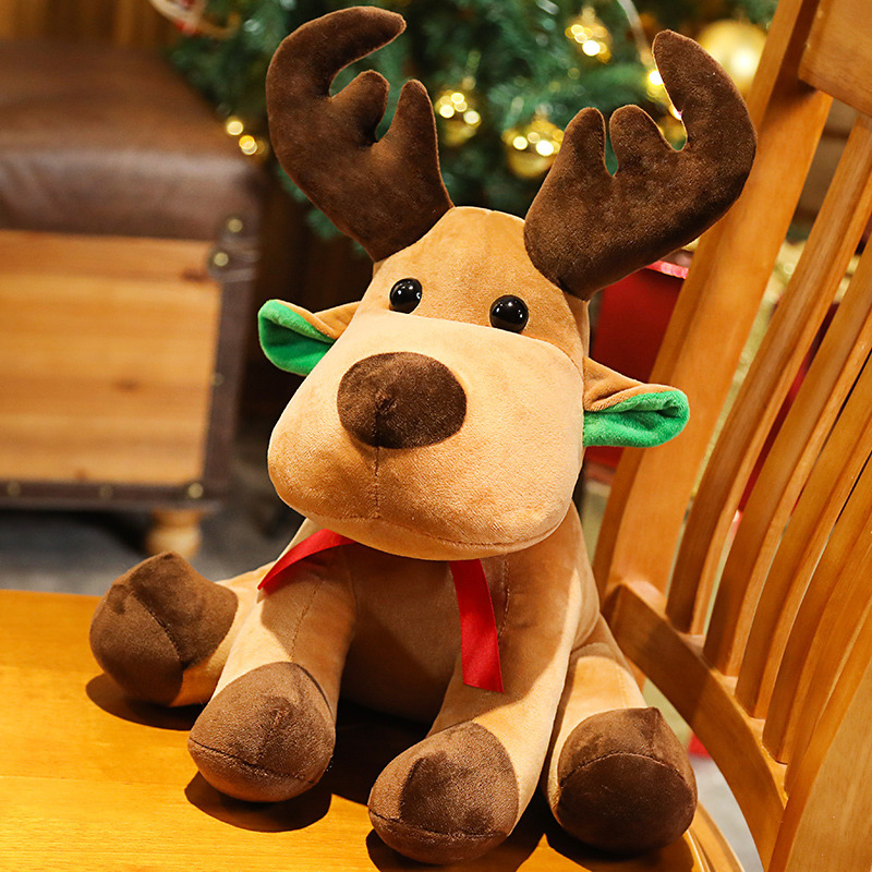 圣诞麋鹿公仔毛绒玩具儿童玩偶公仔生日礼物可爱娃娃礼物批发代发