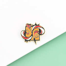 新款无限滑板sk8周边 吧唧徽章s标志金属胸针cos动漫同款