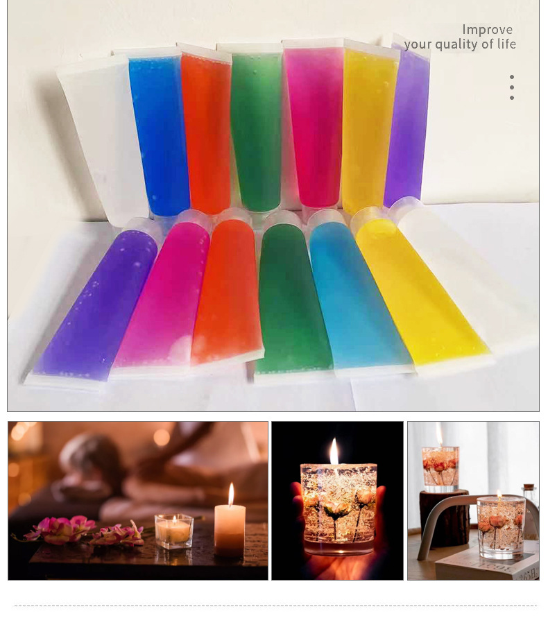 供应低温果冻蜡免加热果冻蜡 牙膏蜡 水晶蜡 diy手工原料60克