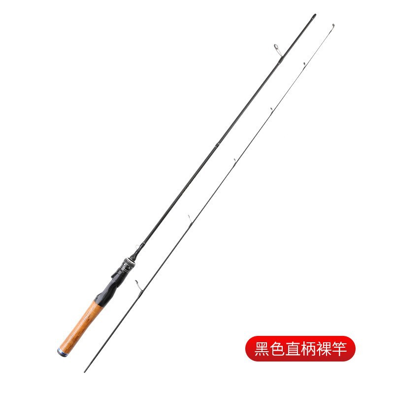 Solid Carbon Snakehead Rod Rod 1.8 M 1.98/1.68 M Ul Adjustable Medium and Fast Adjustable Lure Rod Straight Handle Pikestaff Micro Rod