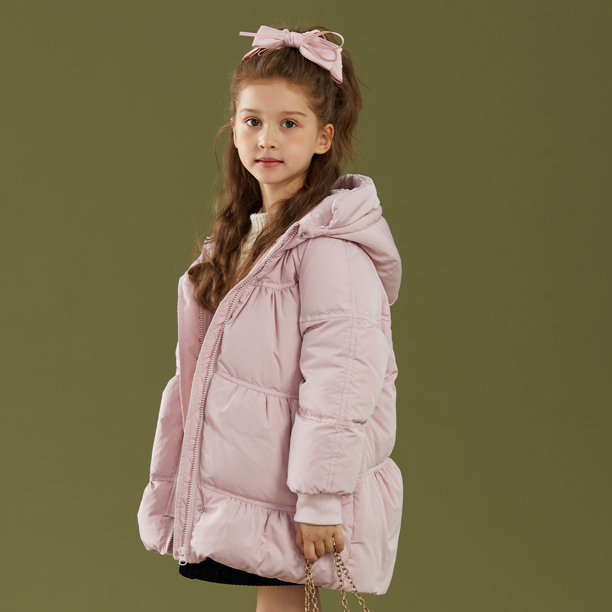 湖州织里童装 2023年女童羽绒服系列货混批工厂一手货源批发 童装