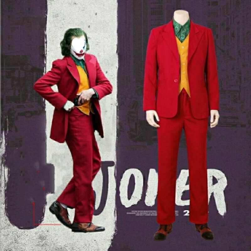 小丑服Joker杰昆菲尼克斯表演服装万圣节cosplay演出服成人男套装