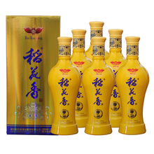 湖北稻花香白酒金品42度500ML*6瓶装礼盒整箱