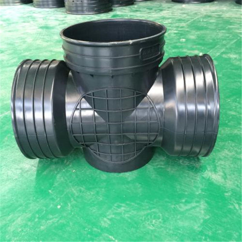 pe雨水井座沉泥井起始井直通井三通四通200 315塑料成品检查井