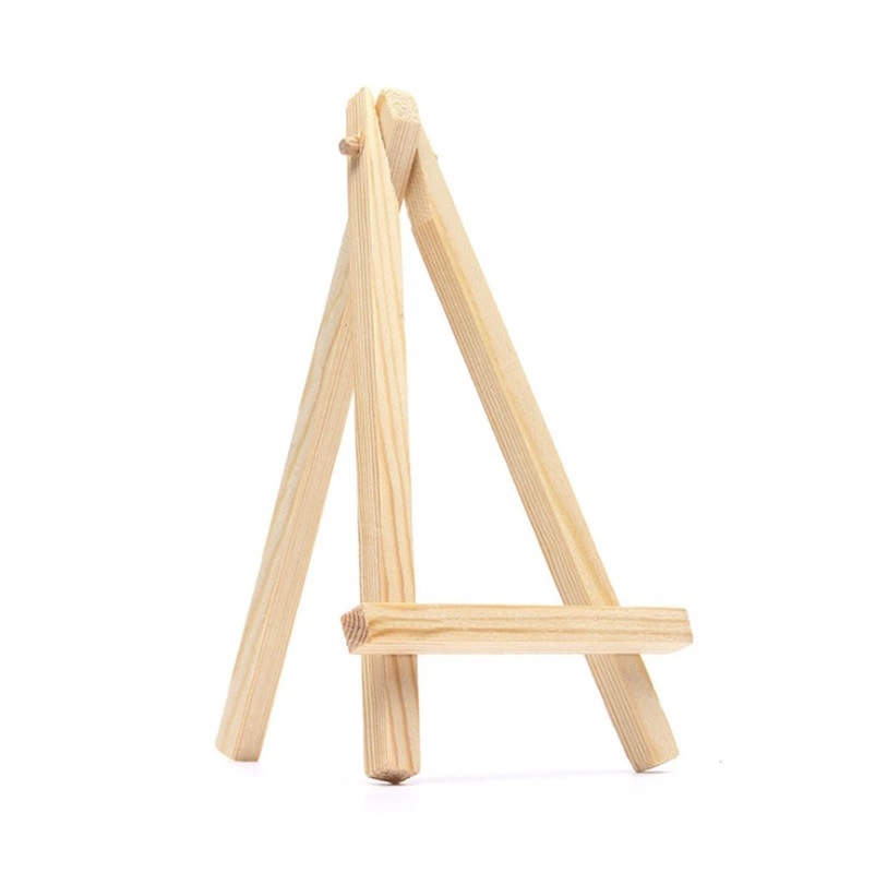 木制画板画架初学者儿童绘画三角架油画架折叠支架式展示架