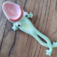 创意陶瓷青蛙勺子丑东西个性调羹甜品勺高颜值汤勺送女友生日礼物
