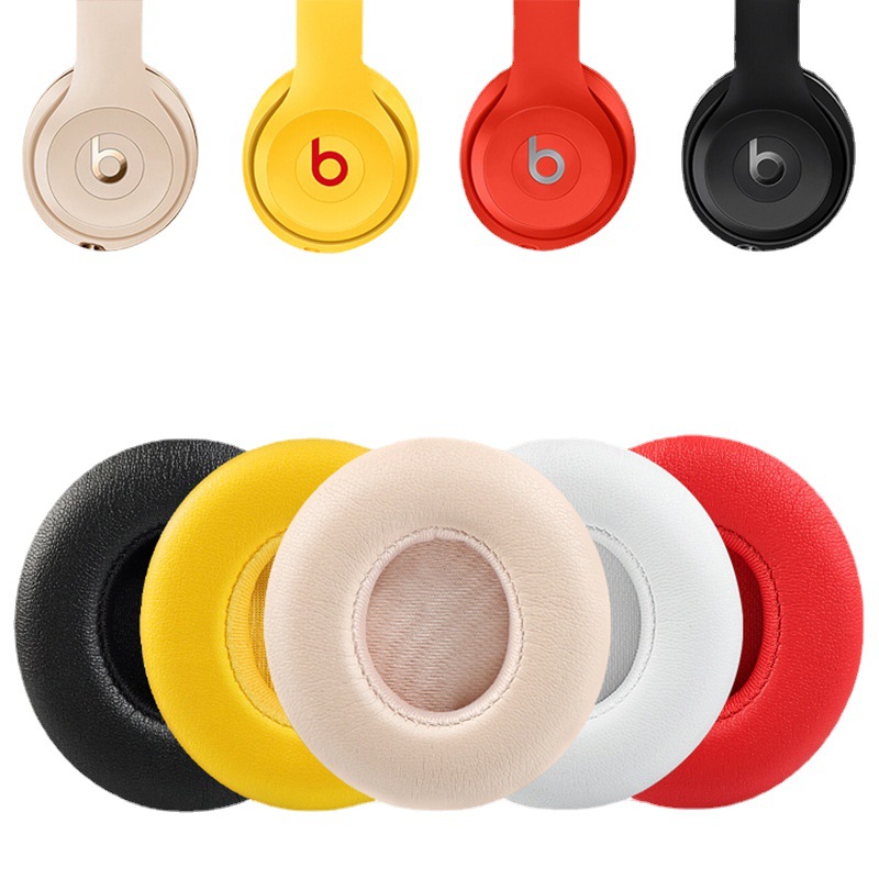 原配适用魔音beats solo3耳罩solo2wireless耳机套蓝牙海绵套皮套