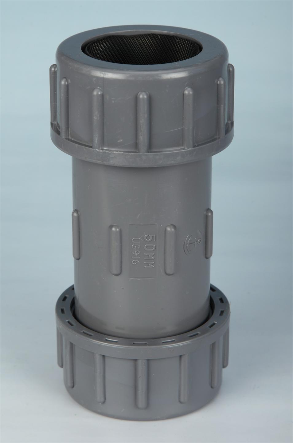 中山环宇锚牌 upvc国标双法兰球阀 工业管 耐酸碱腐蚀 Ф20~110mm