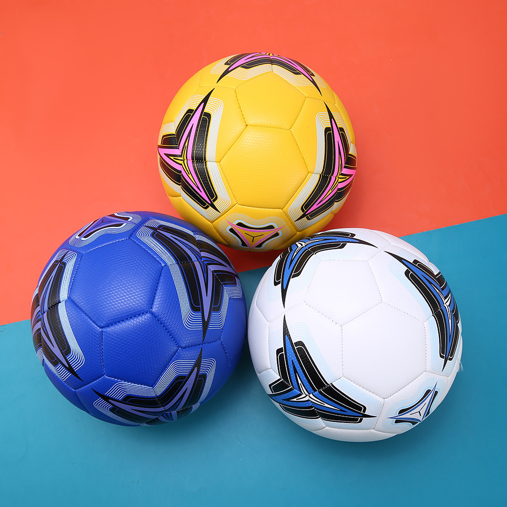 时尚花纹5号足球 俱乐部训练比赛耐磨足球 中学生体育考试用具