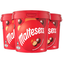 澳洲进口Maltesers麦提莎 麦丽素夹心巧克力桶装450g465g纯可可脂