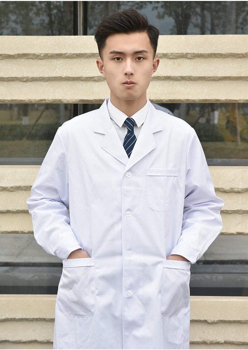 白大褂短袖夏季学生实验室男护士服女长袖现货医生工作服定制