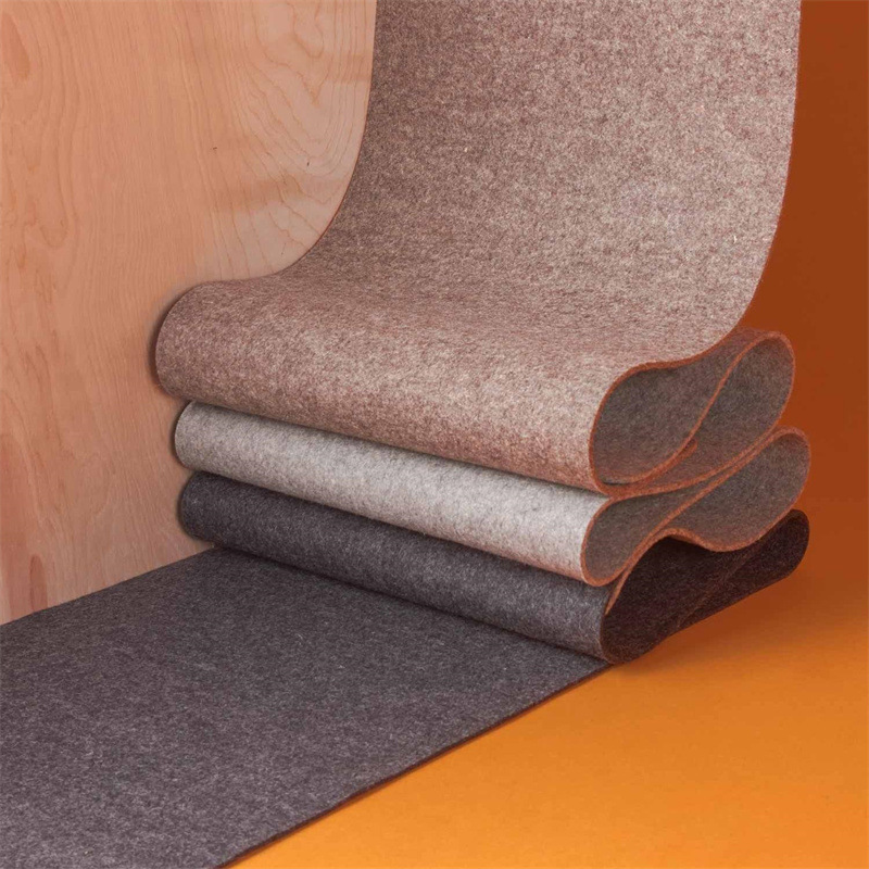 5-2mmdiy腈纶针刺无纺不织布毡片 150g纤维毛毡布