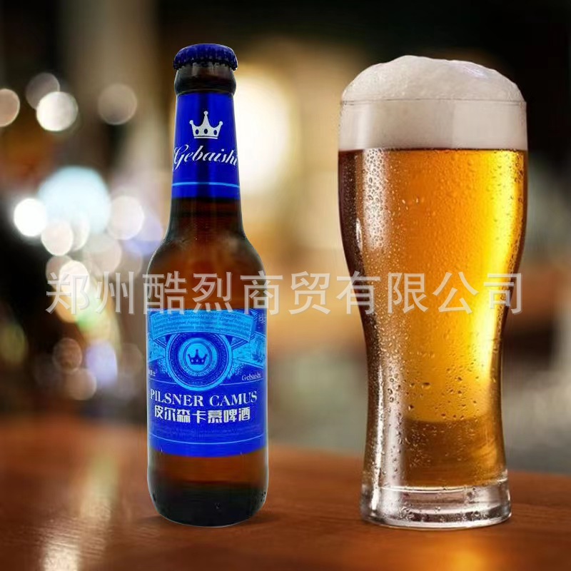 整箱啤酒批发皮尔森风味小支啤酒整箱24瓶夜场酒吧ktv量大从优