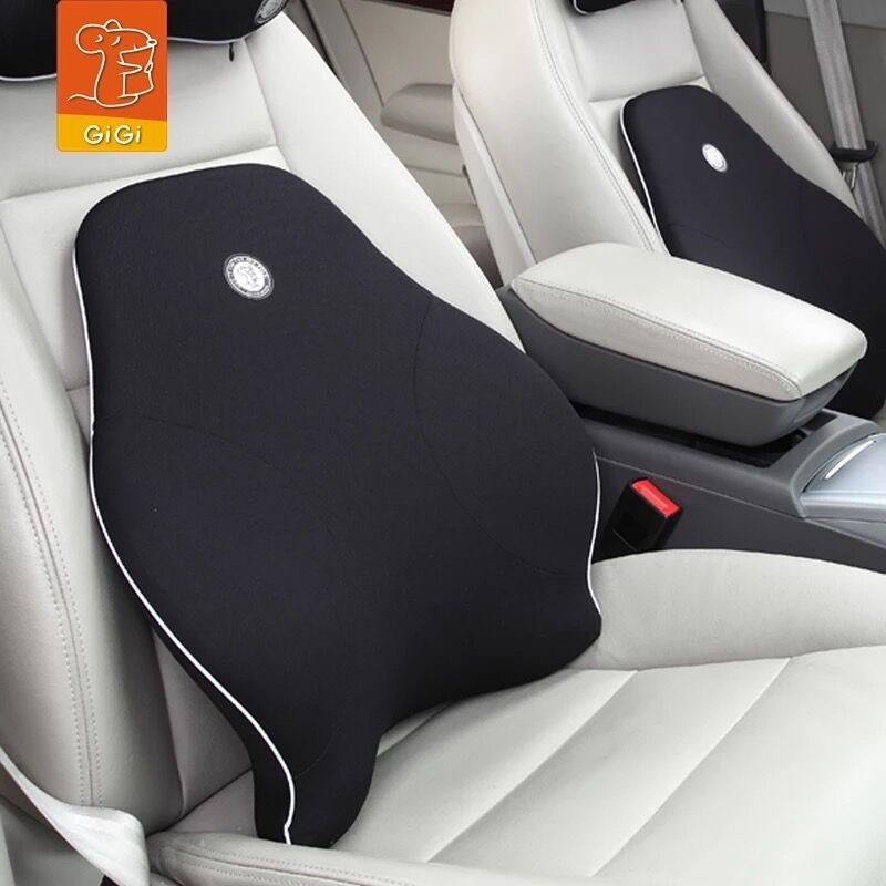 gigi汽车腰靠 车用护腰靠垫 记忆棉腰枕腰垫靠枕靠 座椅背靠垫