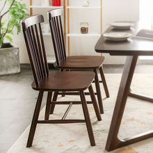 实木餐椅北欧风温莎椅简约现代咖啡椅原木色中式餐厅宿舍椅子家用